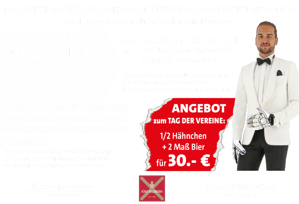 Weisse Weste Einladung